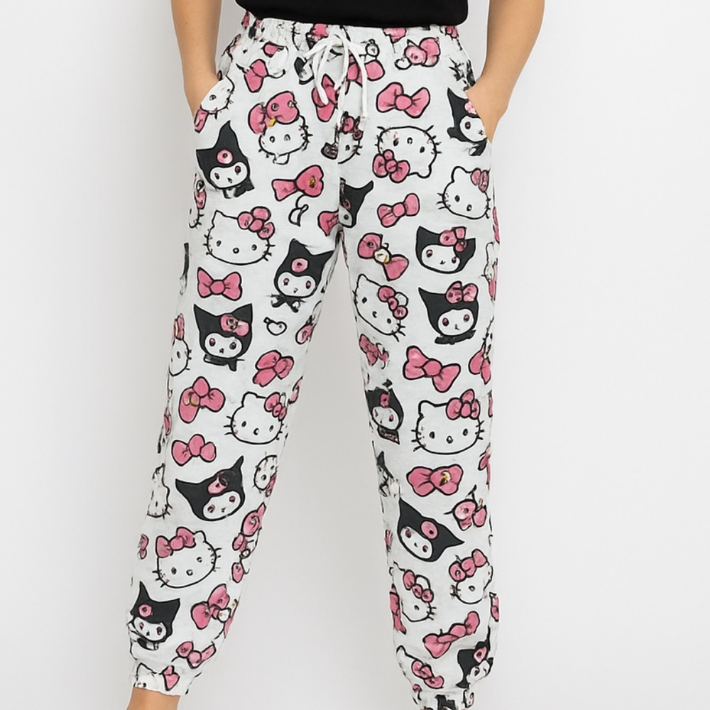 Hello Kitty and friends joggers Kuromi Melody PJ Pants NWT Pajamas new